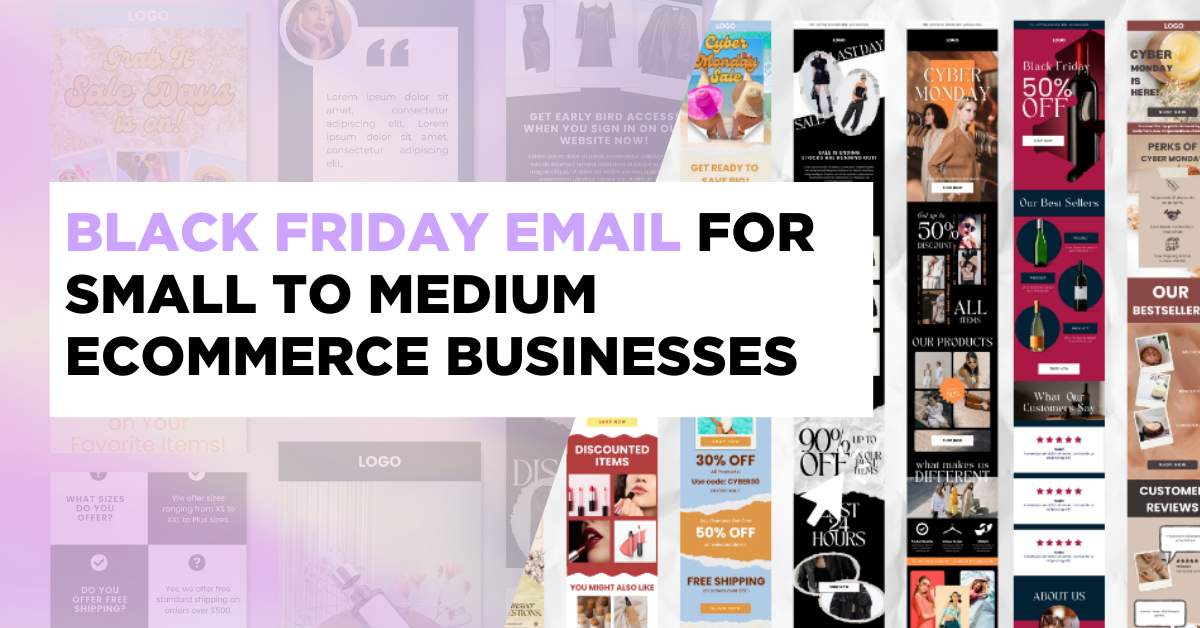 Black Friday Email for Small to Medium Ecommerce Businesses